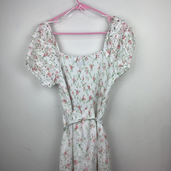 Loveshackfancy x Target Clementine Eyelet Dress Womens Size: 10 - Picture 4 of 10